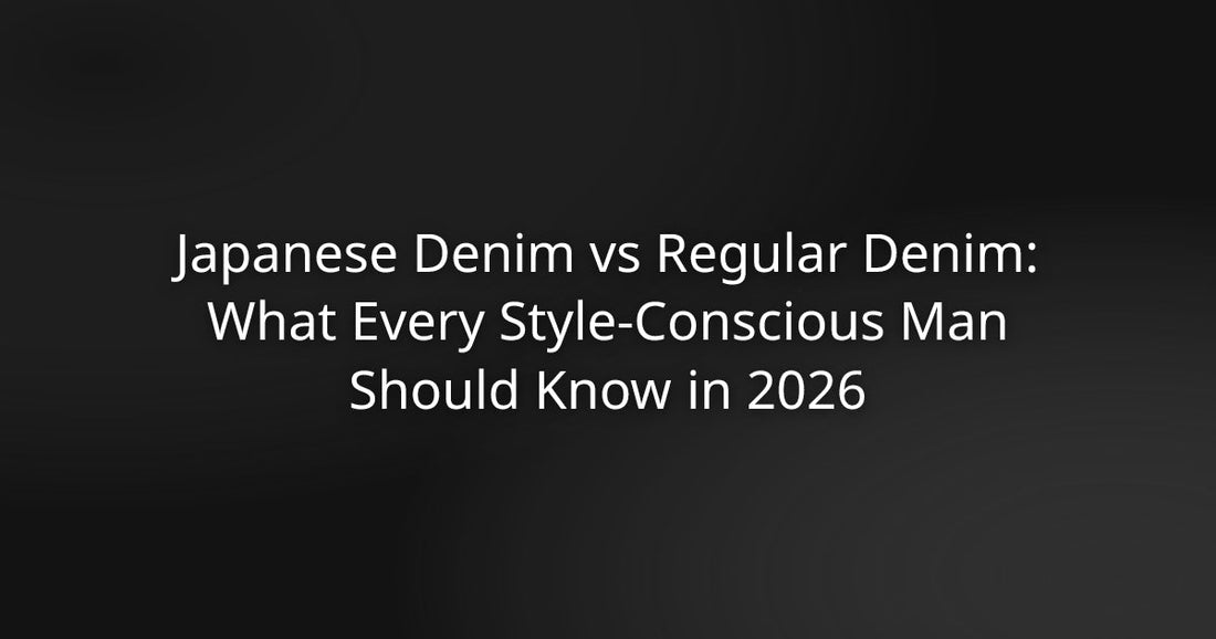 Japanese Denim vs Regular Denim: What Every Style-Conscious Man Should Know in 2026