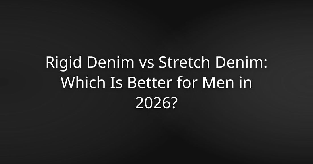 Rigid Denim vs Stretch Denim: Which Is Better for Men in 2026?