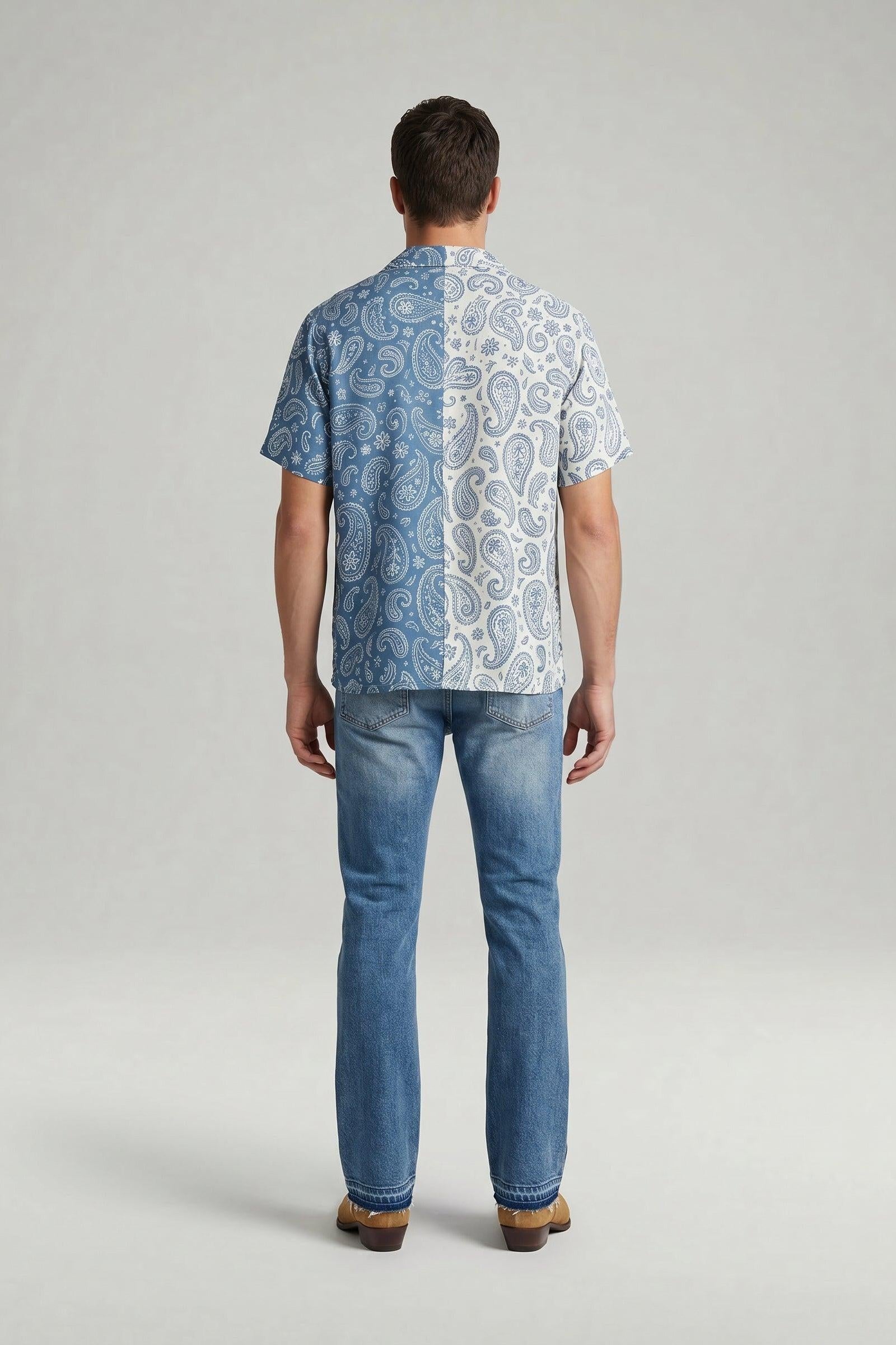 Bond Shirt Silk Outlaw Short Sleeve Button Down | MONFRÈRE