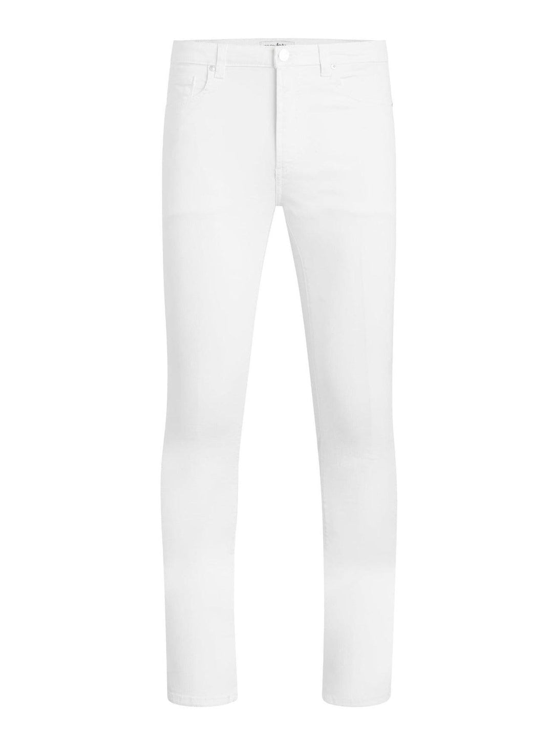 MONFRÈRE Brando Blanc men's white Japanese stretch denim five pocket slim jean.
