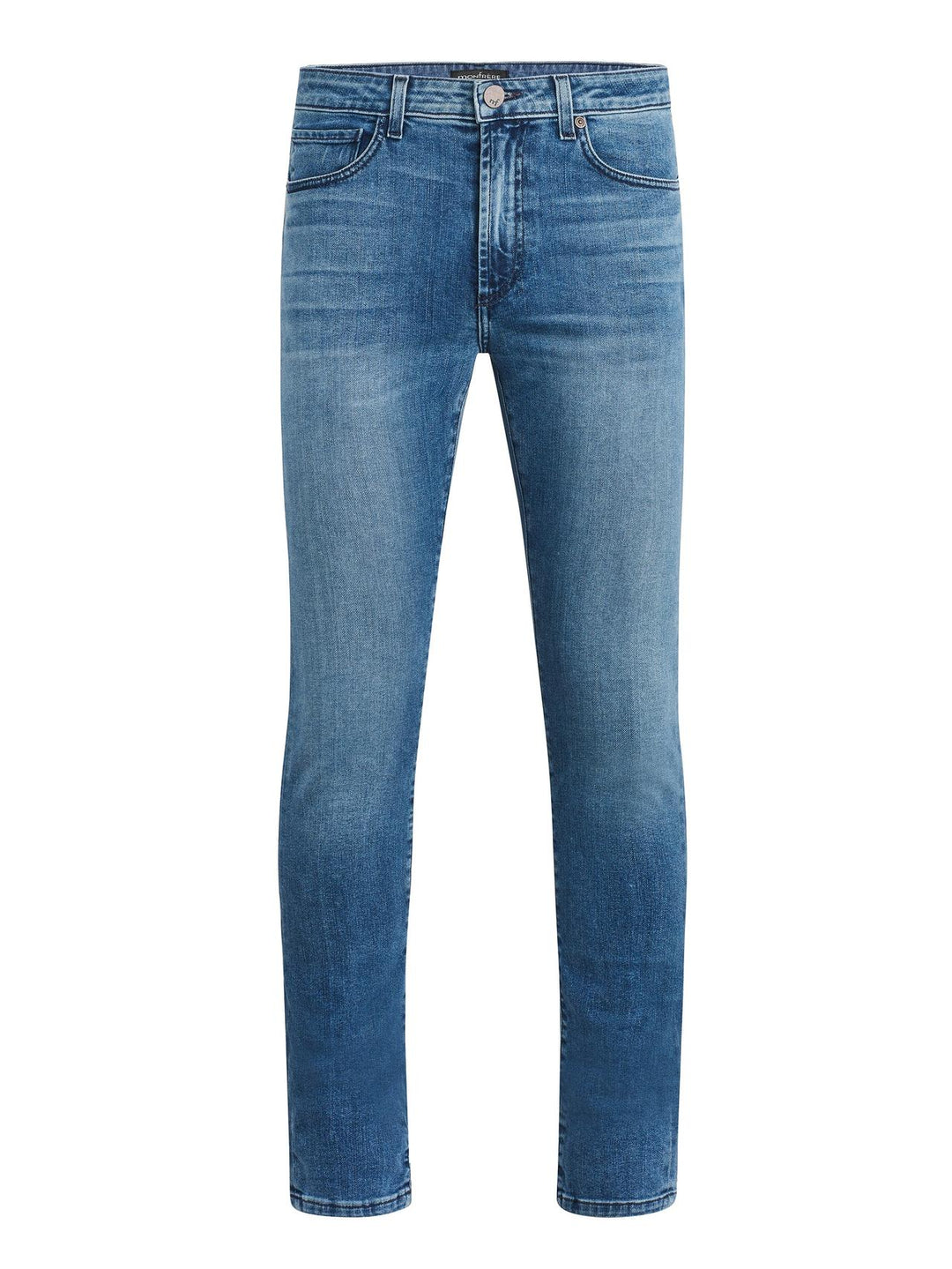 MONFRÈRE Brando Florentine men's blue Japanese stretch denim five pocket slim jean.