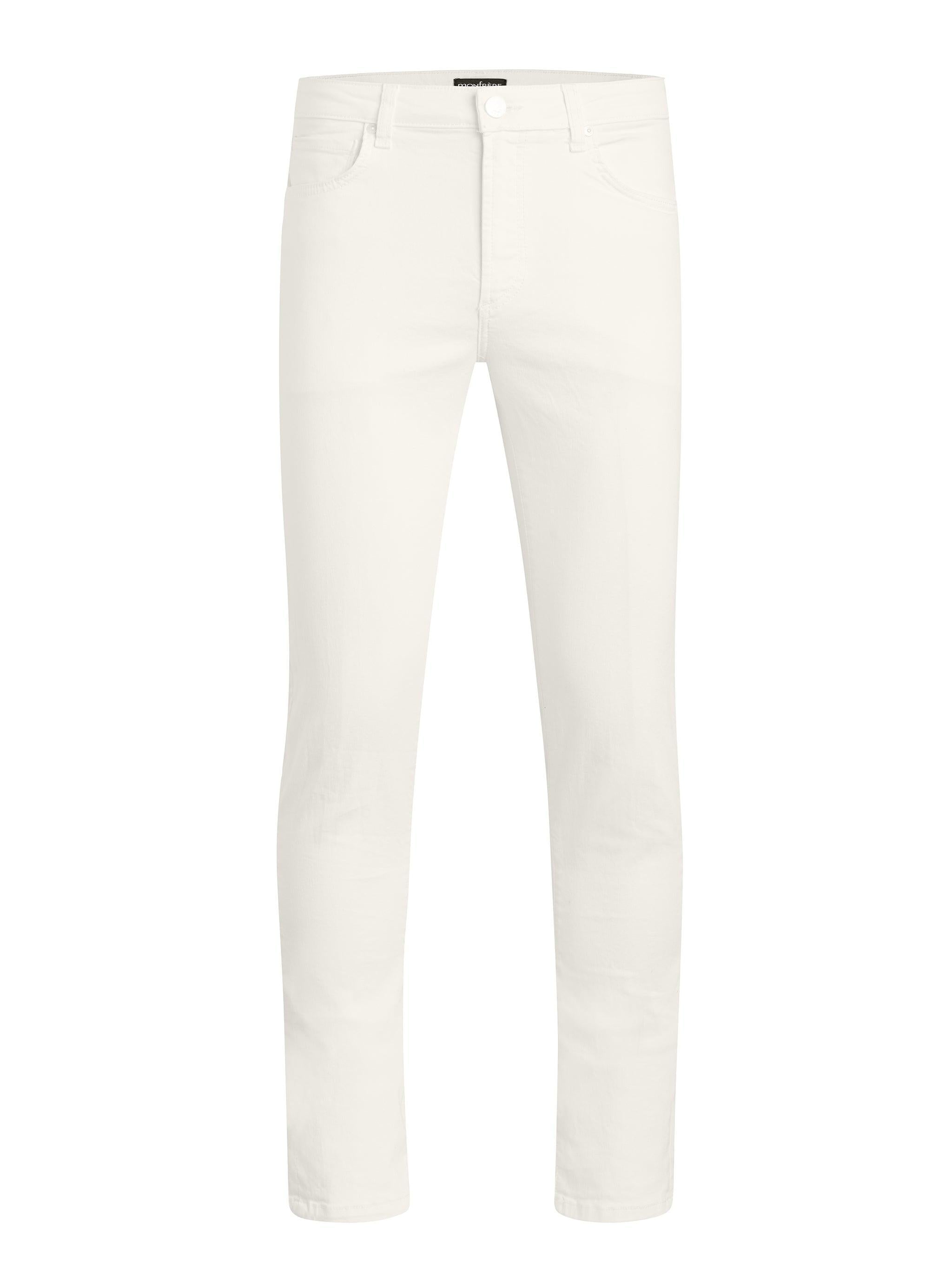 デニム/ジーンズ OFF-WHITE - Skinny Jeans Vintage Wash 30 Brando Vintage Blanc Stretch Slim Jean | MONFRÈRE
