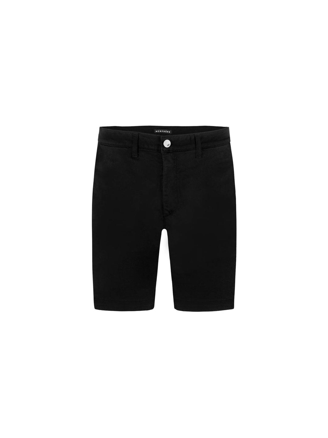 MONFRÈRE Cruise Noir men's black Japanese tencel twill chino short.