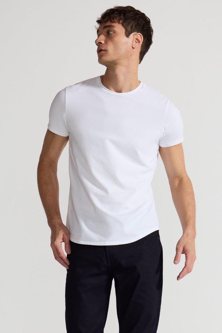Front profile of MONFRÈRE Dann Blanc men&