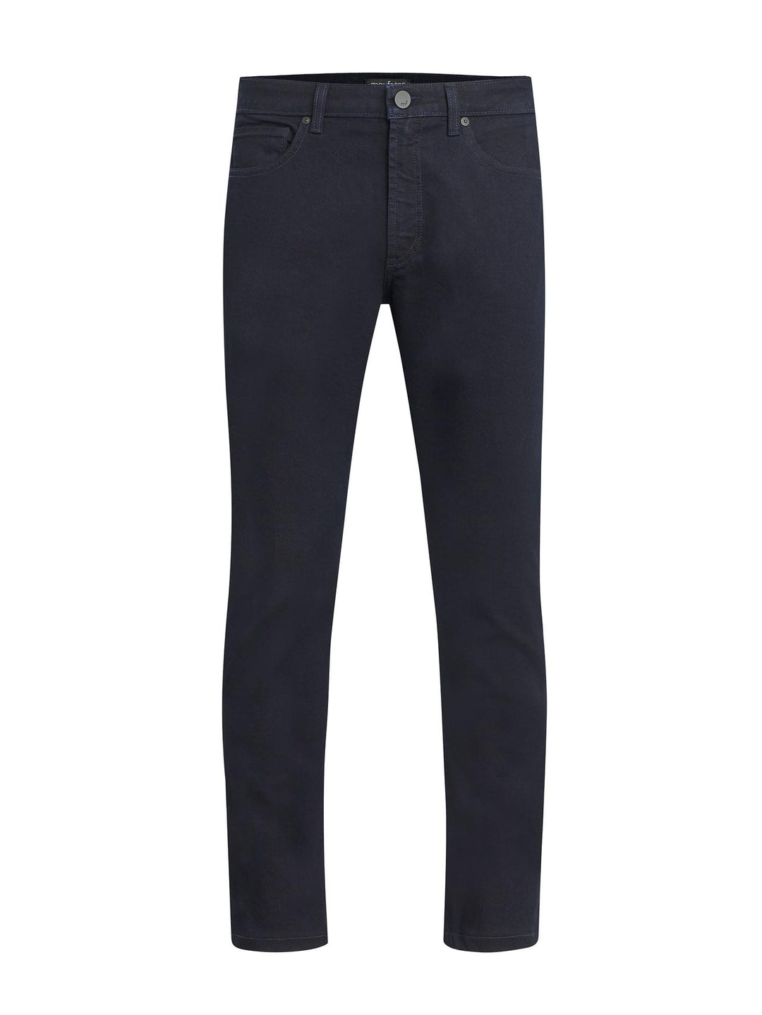MONFRÈRE Deniro Ink men's dark blue navy Japanese stretch denim five pocket slim straight jean.
