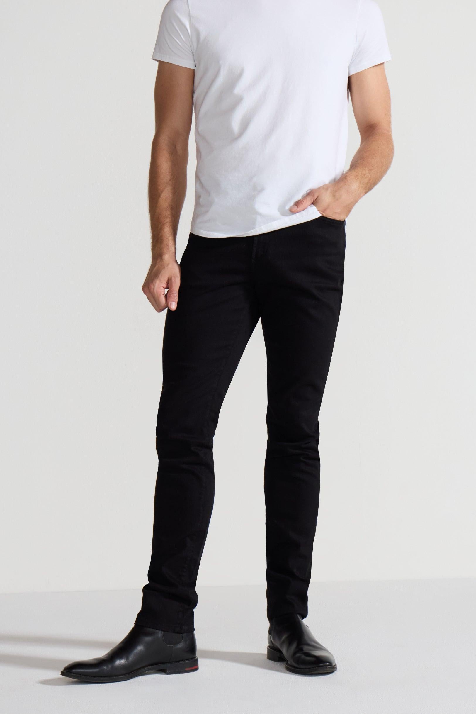MONFRÈRE Greyson Men's Black Skinny Jean